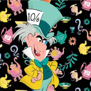 Disney Alice in Wonderland (animated) The Mad Hatter Xbox 360 (Includes HDD) Skin